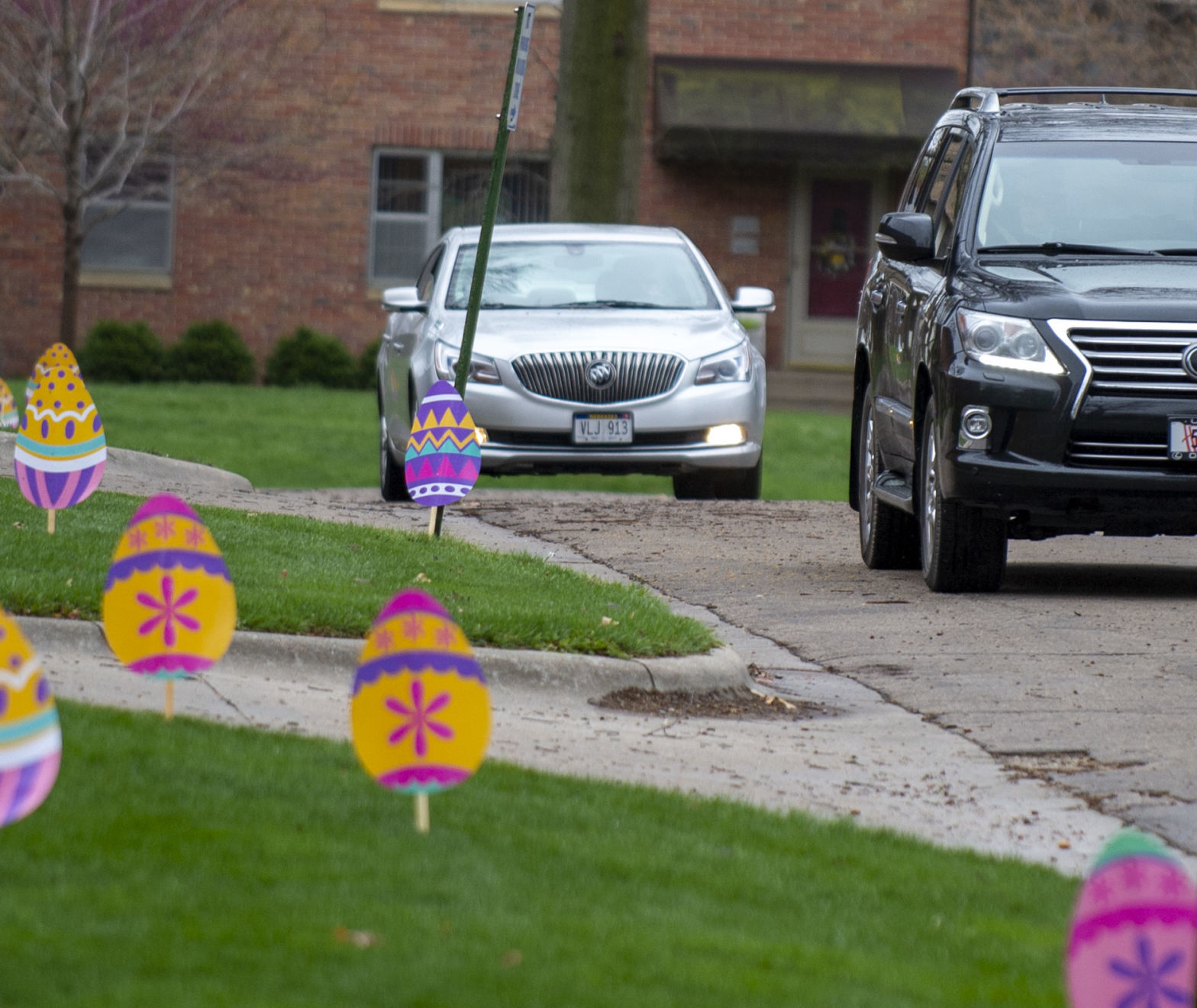 Drive-by Easter egg hunt